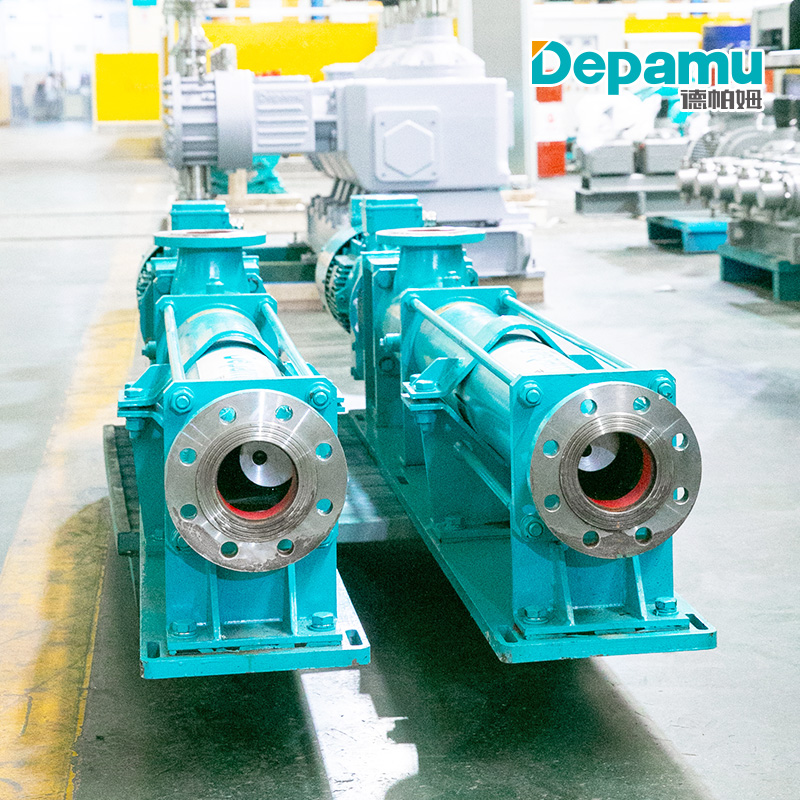 Depamu single screw pump for Pulp conveying Depamu single screw pump for Pulp conveying