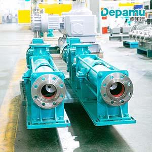 Depamu single screw pump for Pulp conveying