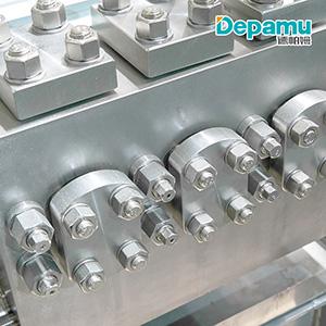 Depamu Reciprocating Plunger Pump Heavy Duty High Pressure Industrial Piston Pump for Slurry Sewage Wastewater Treatment 